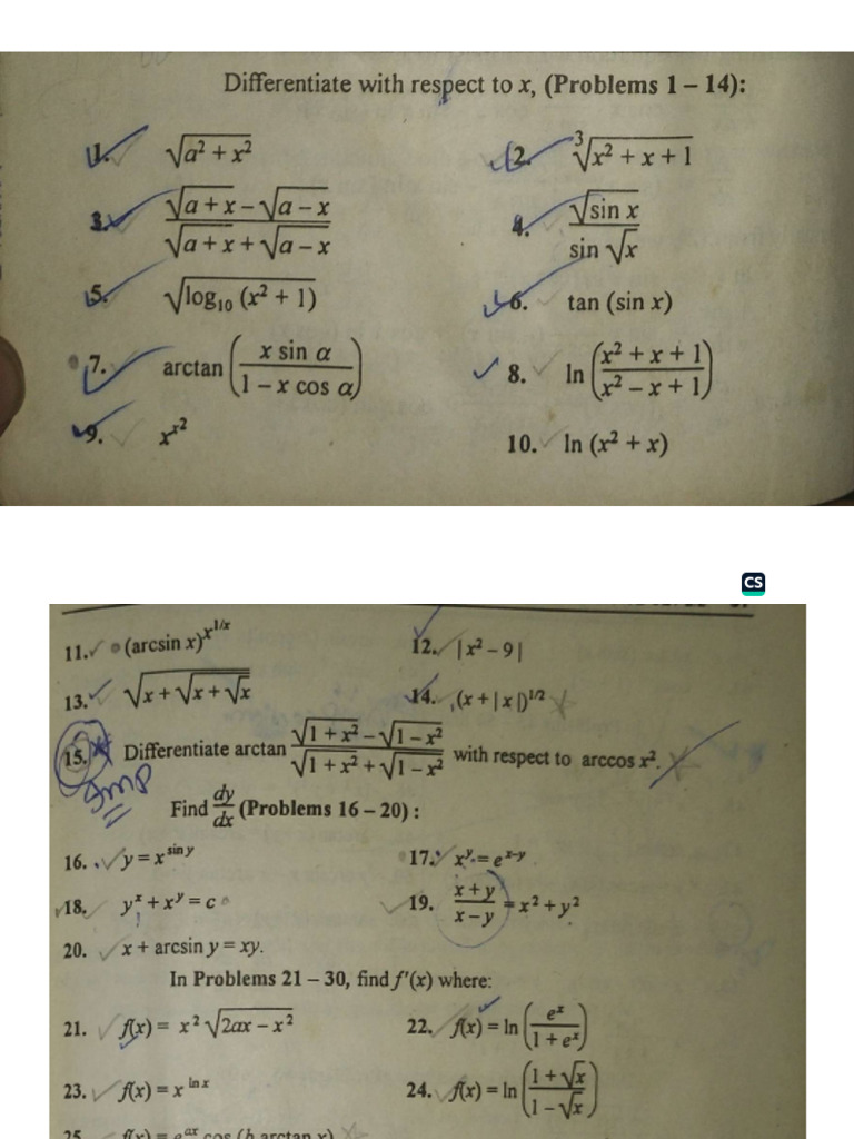 Derivation Questions | PDF