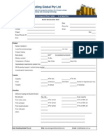 BHG - Bucket Elevator Data Sheet