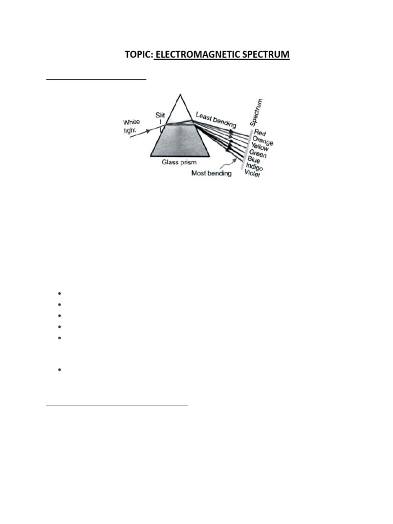 Em Spectrum Notes | PDF