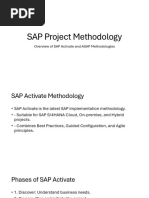 SAP Activate Methodology Phases Overview | PDF | Software Development ...