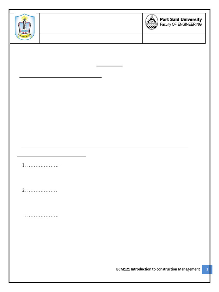 3 Sheet No. 3 | PDF | Project Management