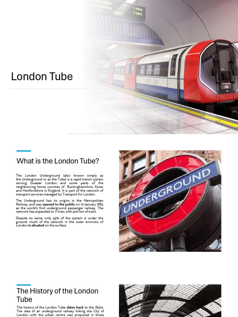 Guide to the London Tube System | PDF | Rail Transport | Public Transport