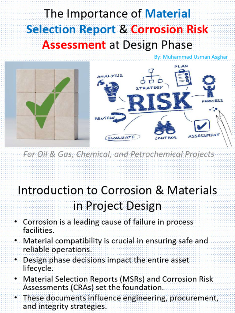 Risk Assessment | PDF | Corrosion | Risk
