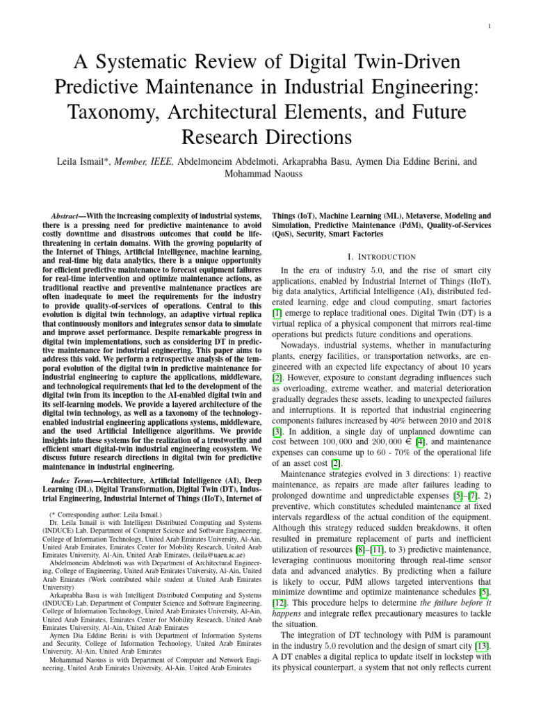 Digital Twin in Predictive Maintenance | PDF | Internet Of Things ...
