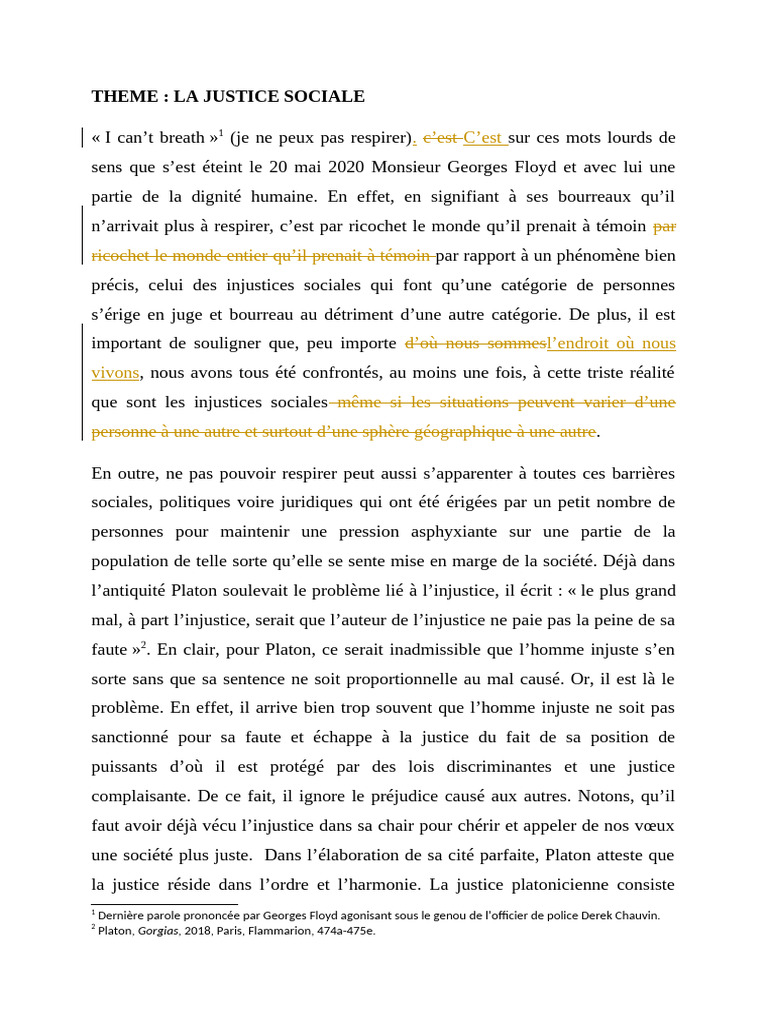 Justice sociale : enjeux et théories clés | PDF | Justice | Crime et ...