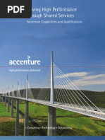 Accenture Driving Hgh Performance Through Shared Services Accenture Capabilities Qualifications