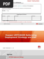 UMTS900 Refarming Deployment Strategy V1.0