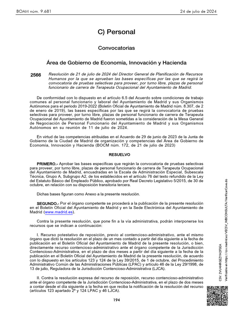 Bases BOAM | PDF | Terapia ocupacional | Psicoterapia