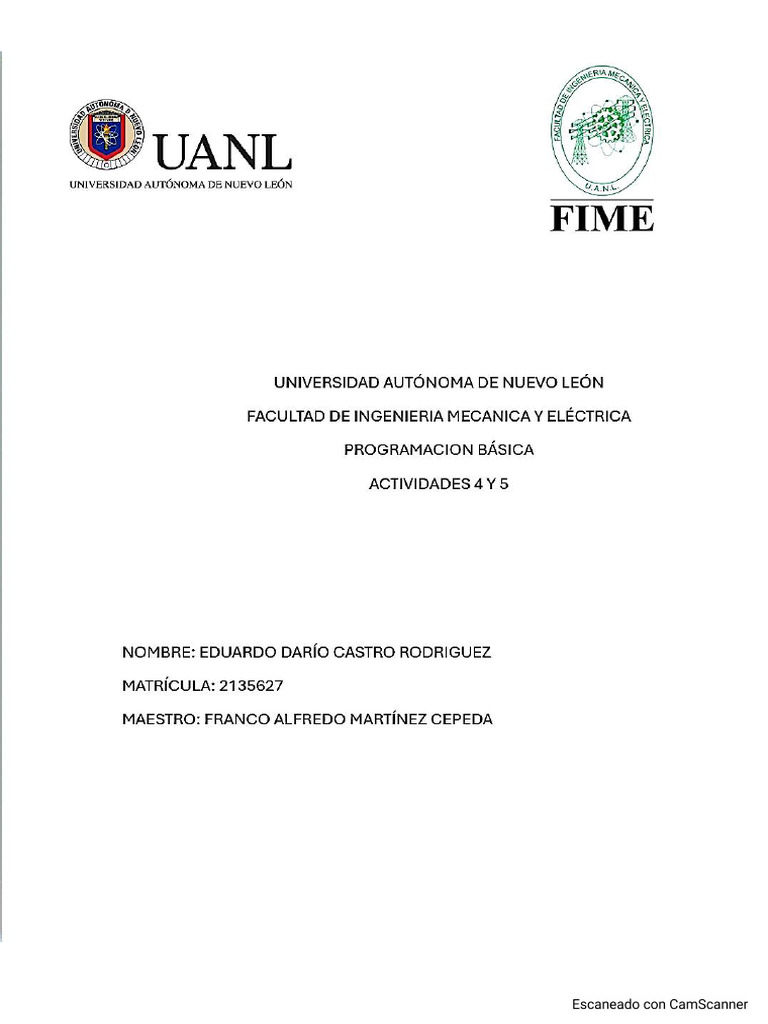 Act4y5 Edcr Probas | PDF