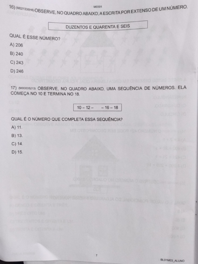 Prova 03 e 04 | PDF