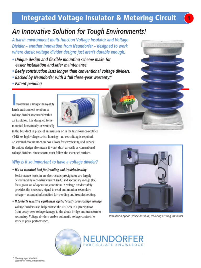 Integrated Voltage Insulator Solution | PDF | Insulator (Electricity ...