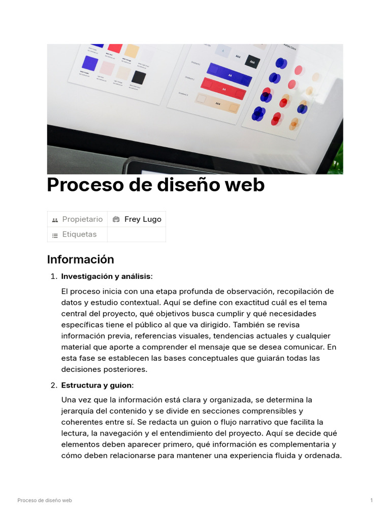 6fcd73d2 Db75 4baf b258 45f2de43284a Proceso de Diseo Web | PDF ...