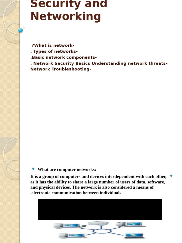 Network Security and Troubleshooting Guide | PDF | Computer Network ...
