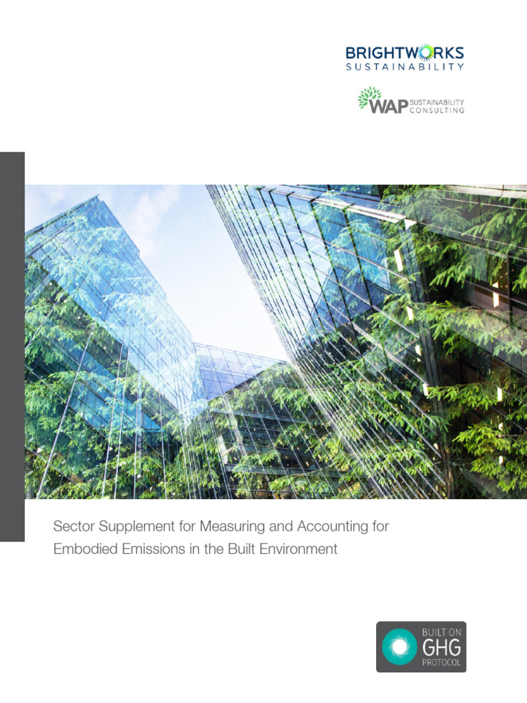 Embodied Emissions Measurement Guide | PDF | Life Cycle Assessment ...
