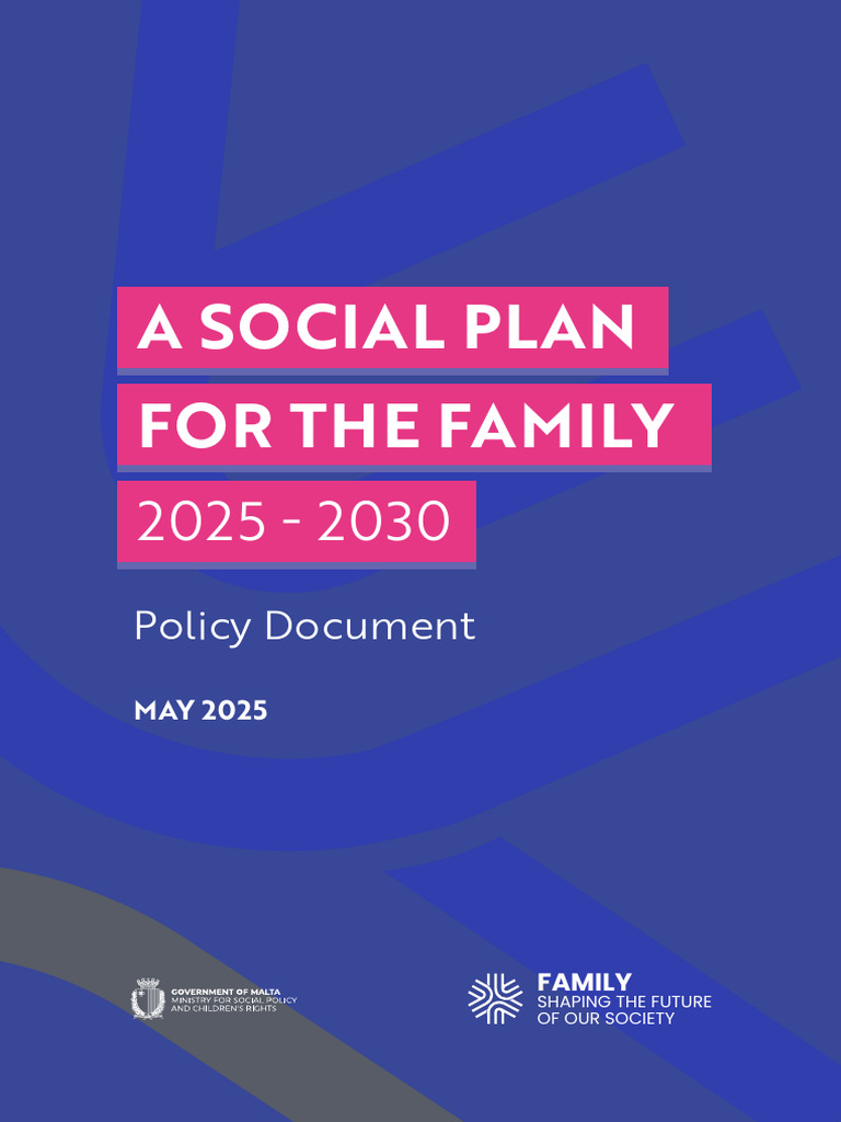 Family Social Plan 2025-2030 Overview | PDF | Well Being ...