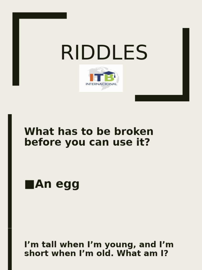 Riddles | PDF