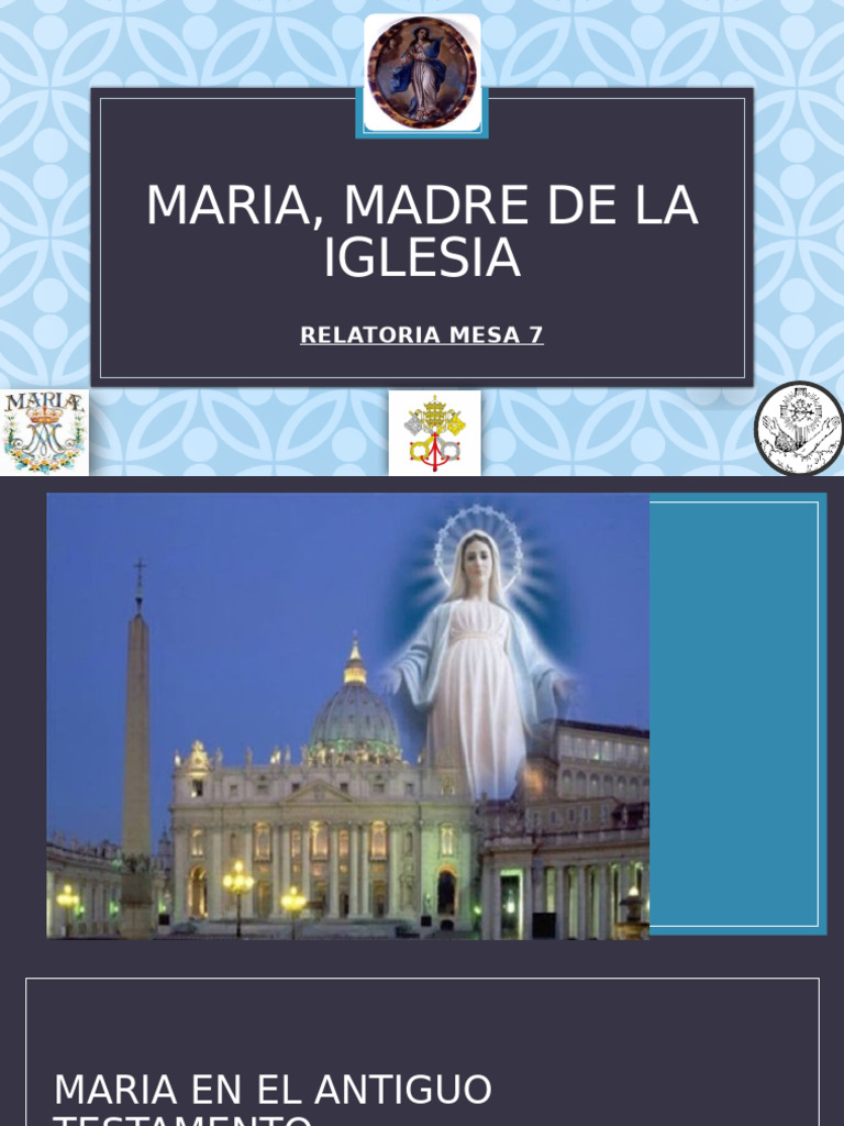 Maria, Madre de La Iglesia | PDF | María, madre de Jesús | Cristo (título)