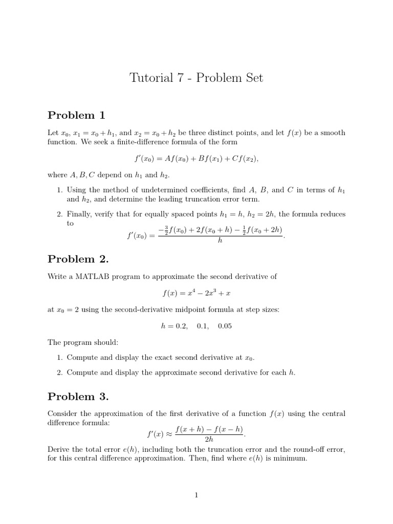 Tutorial 7 - PDF | PDF