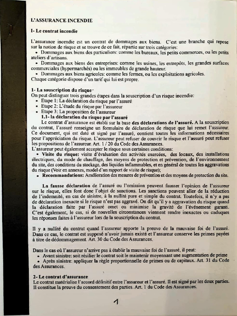 Guide complet sur l'assurance incendie | PDF | Assurance | Extincteur ...