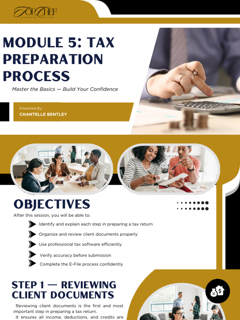 Module 5 Tax Preparation Process | PDF | Social Security Number | Tax ...