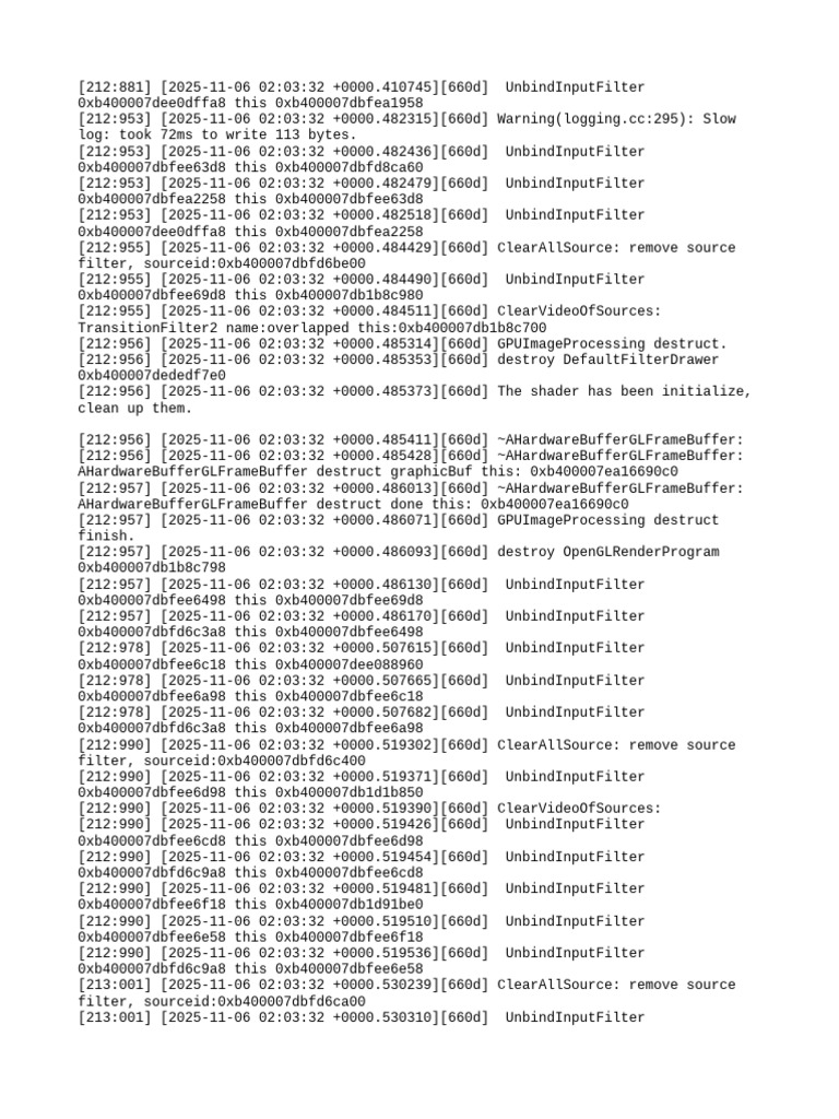 Media Filter Graph Processing Logs | PDF | Computer File | Digital ...