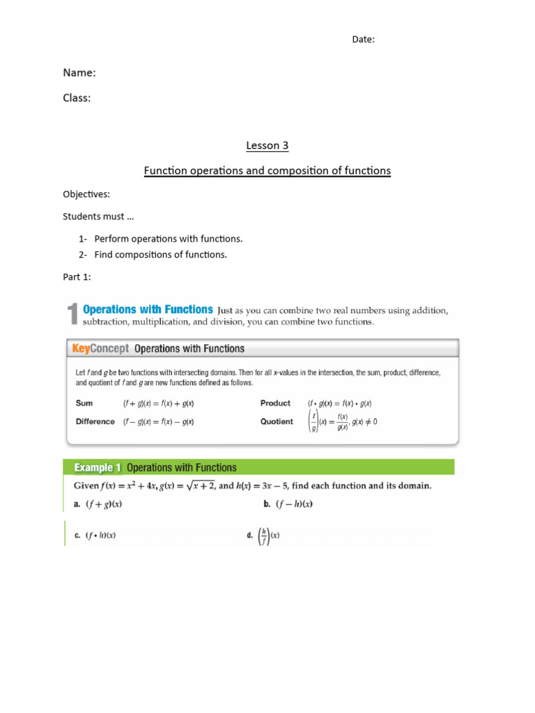 Lesson 3 | PDF