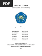 Discourse Analysis Makalah