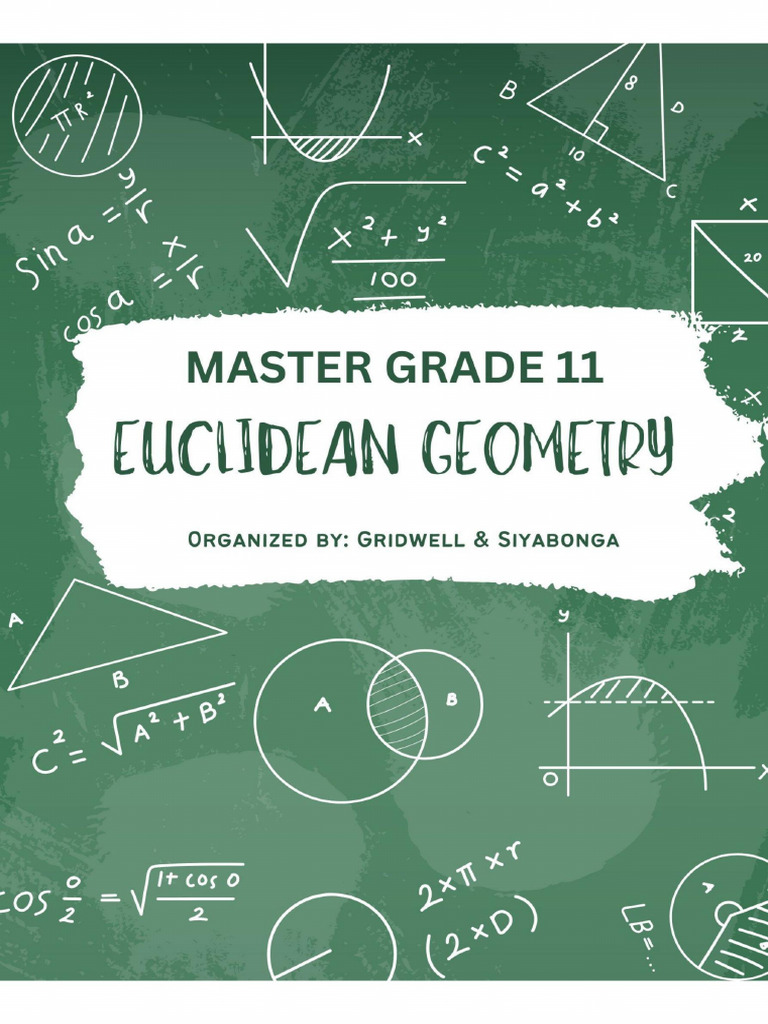 Master Grade 11 Euclidean Geometry Questions & Memo - Compress | PDF