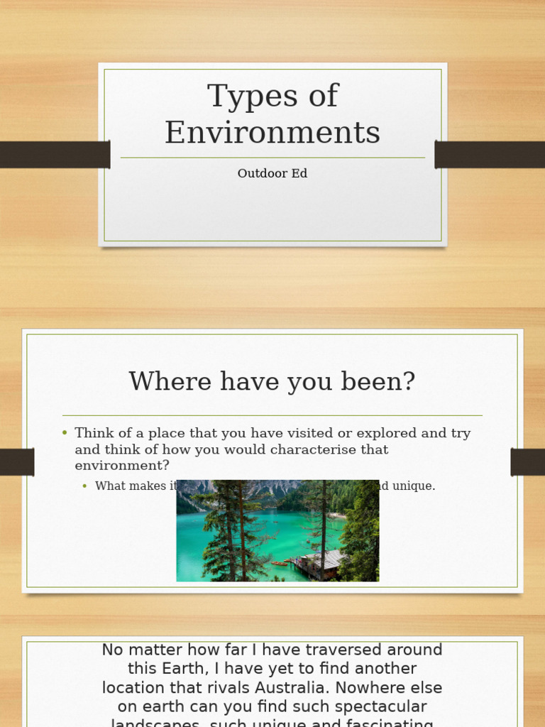 Exploring Diverse Environments in Australia | PDF