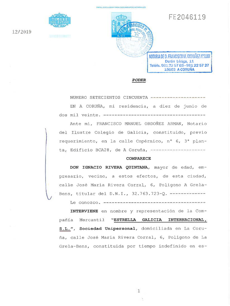 Poder Notarial | PDF