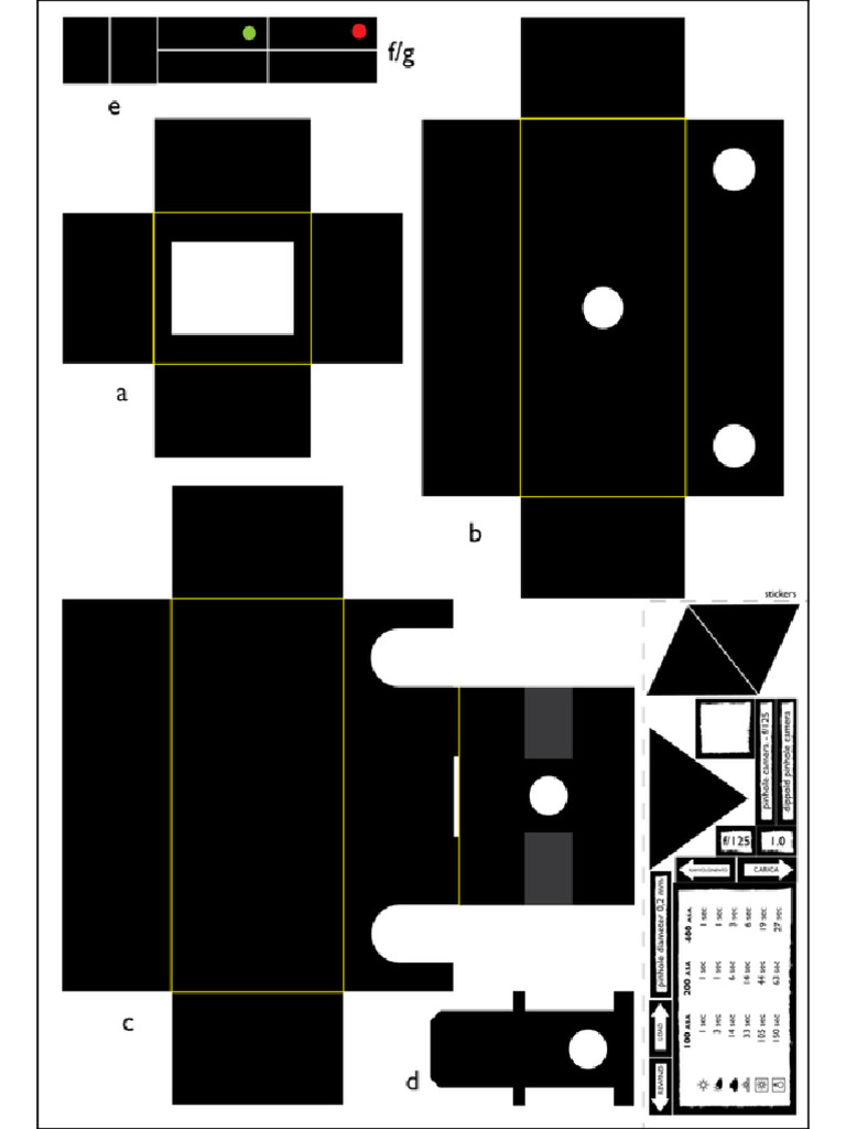 Pinhole Camera Template | PDF