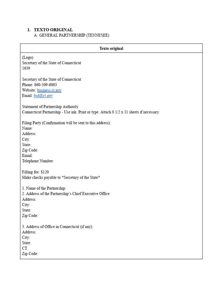 Partnership and LLC Filing Forms | PDF | Limited Liability Company ...