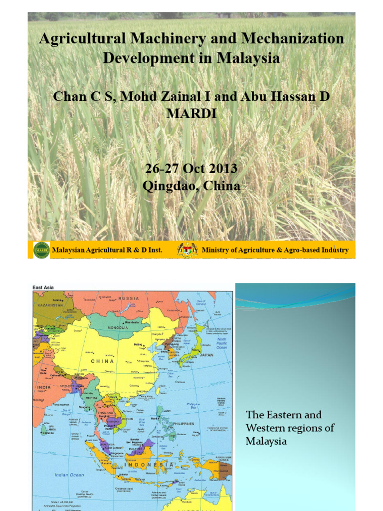 Agricultural Machinery and Mechanization Development in Malaysia | PDF ...