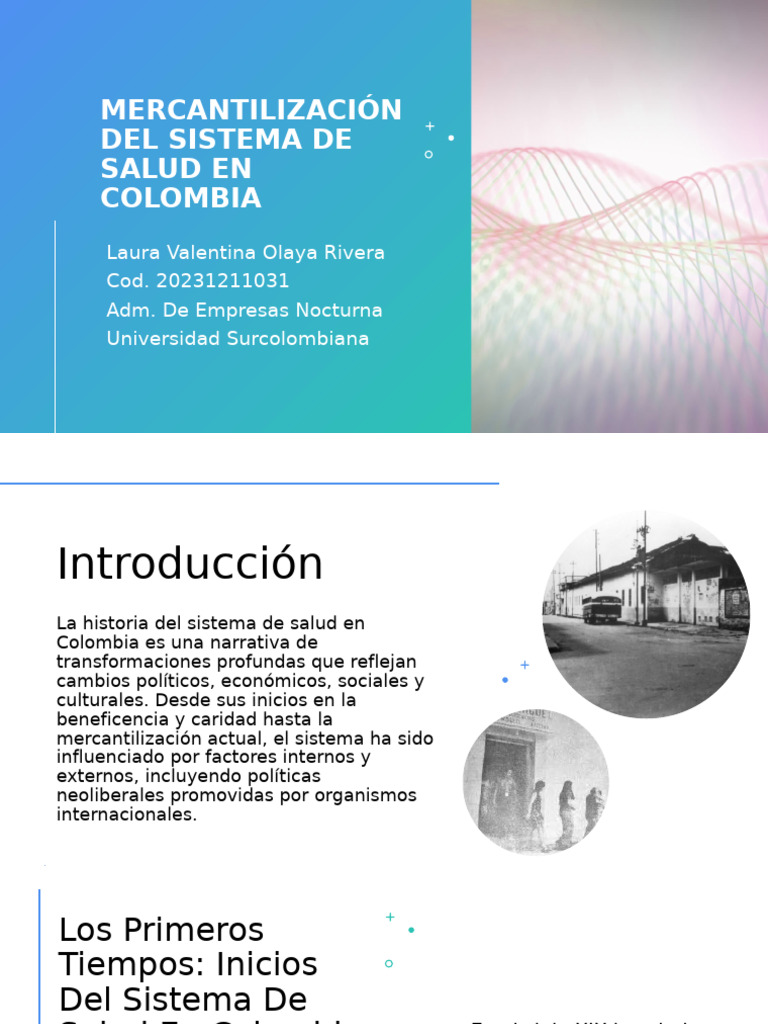 Mercantilización Del Sistema de Salud en Colombia | PDF ...