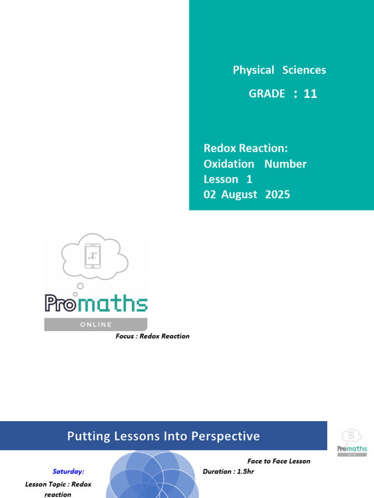 Understanding Redox Reactions and Oxidation Numbers | PDF | Redox | Ion
