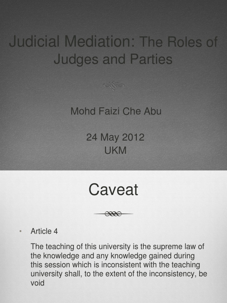 3. Judicial Mediation The Roles of Judges and Parties.pptx