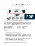 Cara Setting Hit-Queues Tree-Mangle Mikrotik - Squid Proxy External - Lengkap