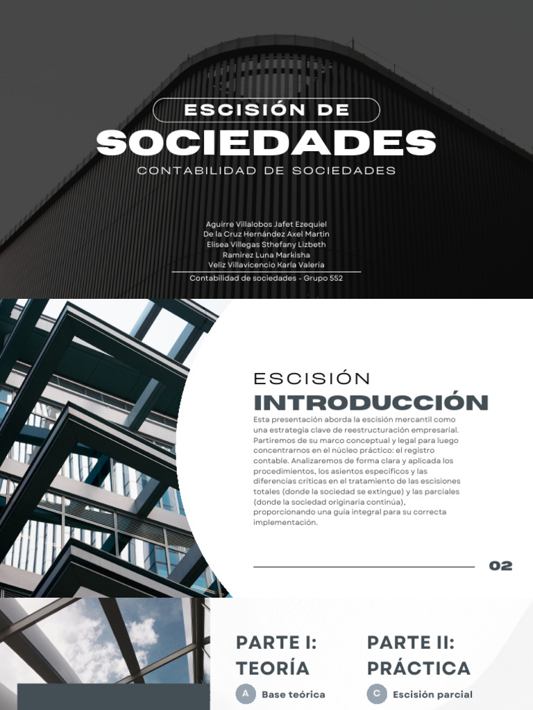Equipo #6. Escisión de Sociedades | PDF | Contabilidad | Business