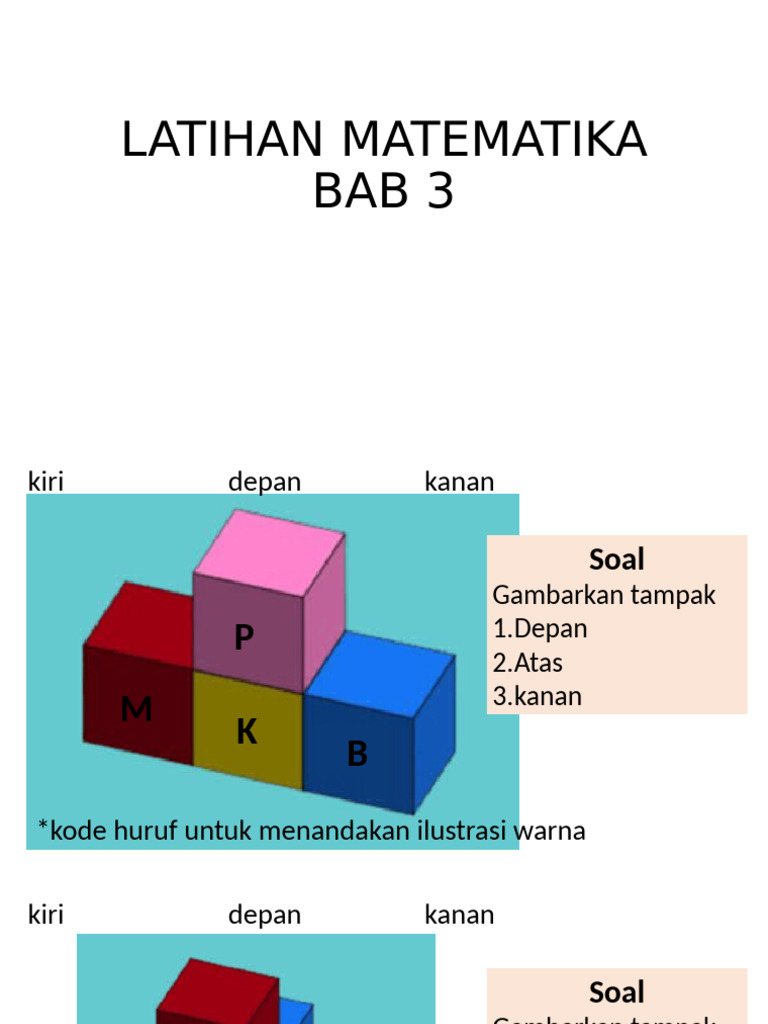 Latihan Matematika Bab 3 | PDF