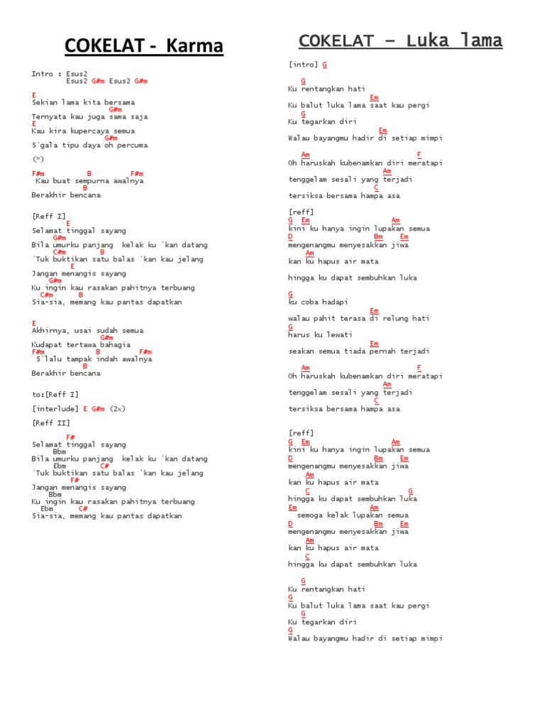 Chord Lagu Pdf