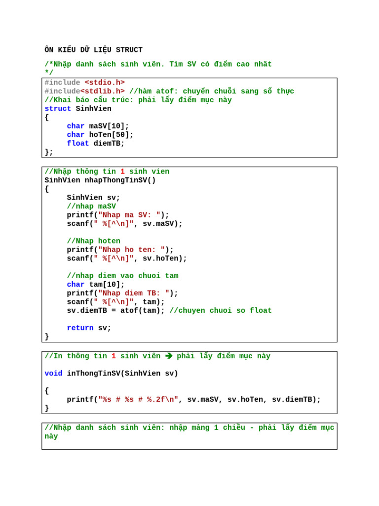 On Struct | PDF