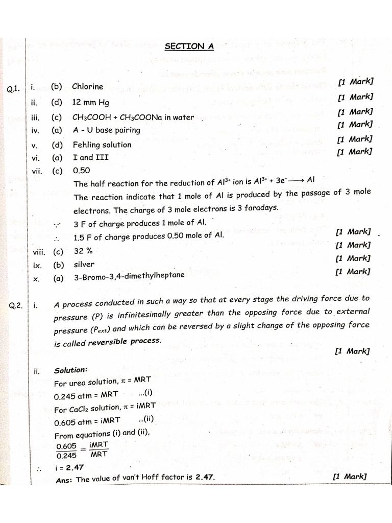 MRK Question Paper Answers | PDF