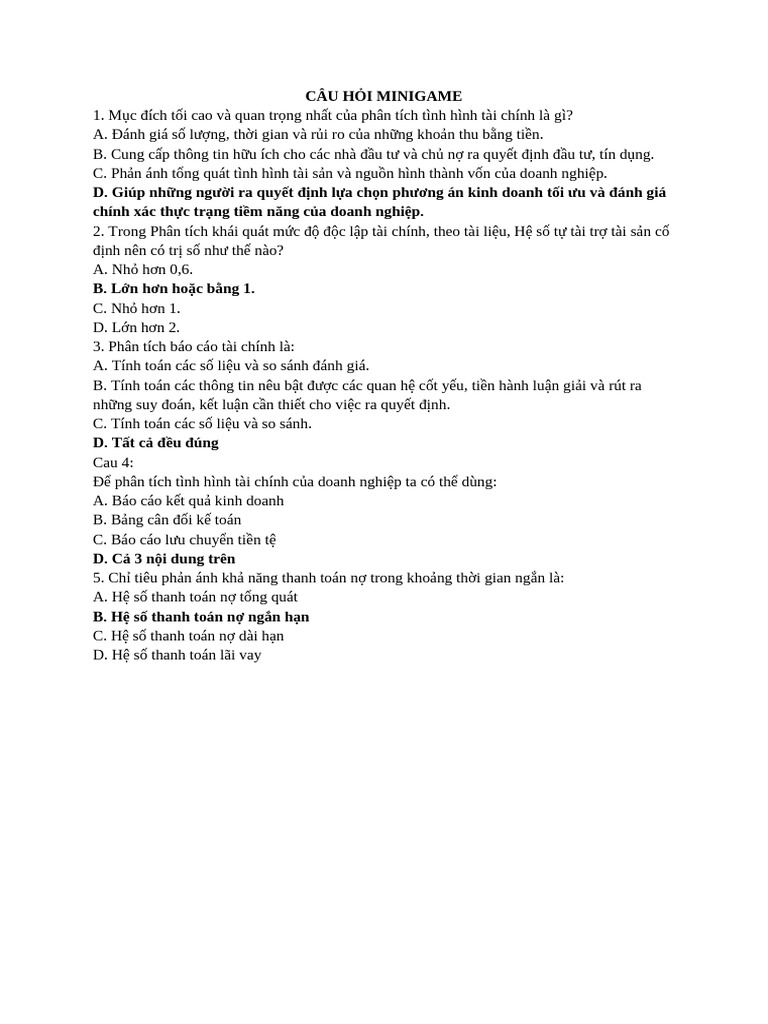 Mini Game | PDF