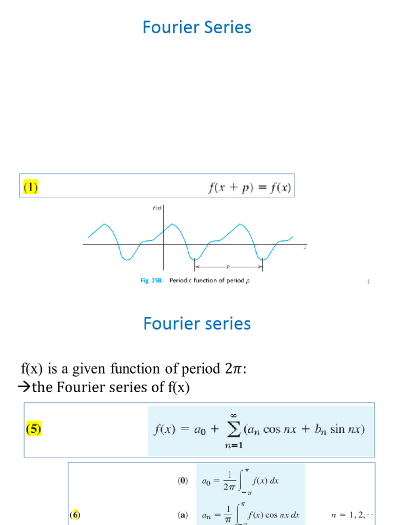 Understanding Fourier Series and Transforms | PDF | Fourier Transform ...