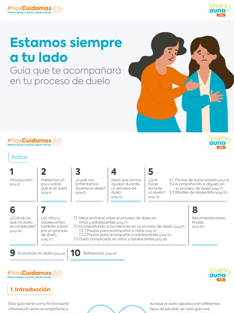 Guía para afrontar el duelo saludable | PDF | Dolor | Pensamiento