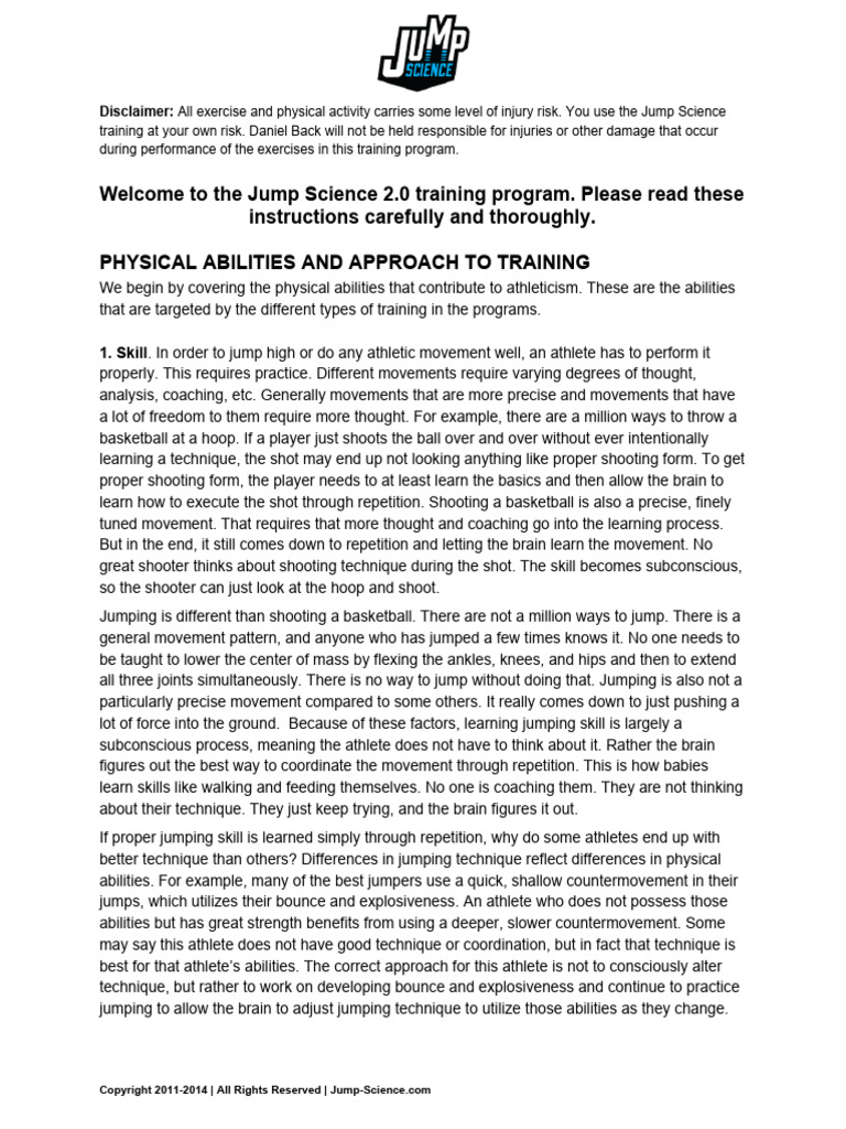 Downloadjump Killl PDF Free - HTML | PDF | Strength Training ...
