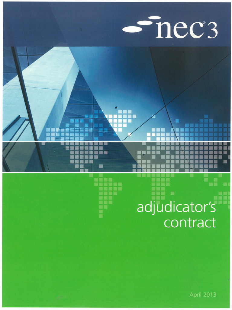 NEC3 Digital Contracts and Services Overview | PDF