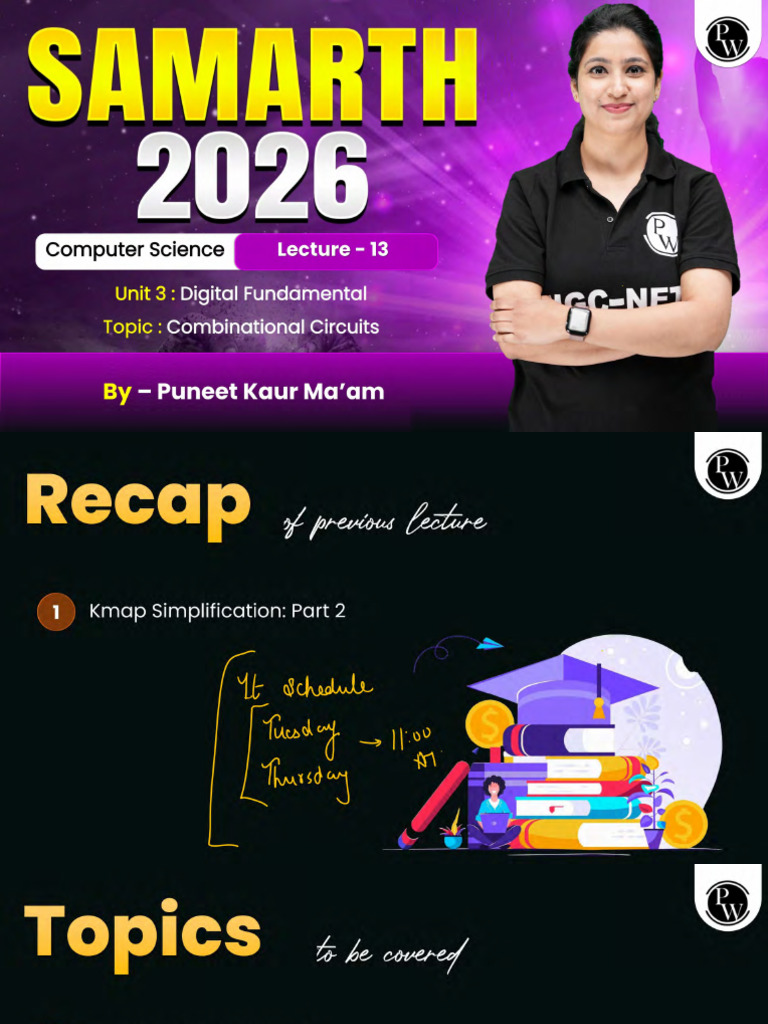 Digital Fundamental 13 Class Notes | PDF