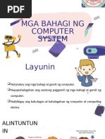Ang Mga Bahagi NG Computer | PDF
