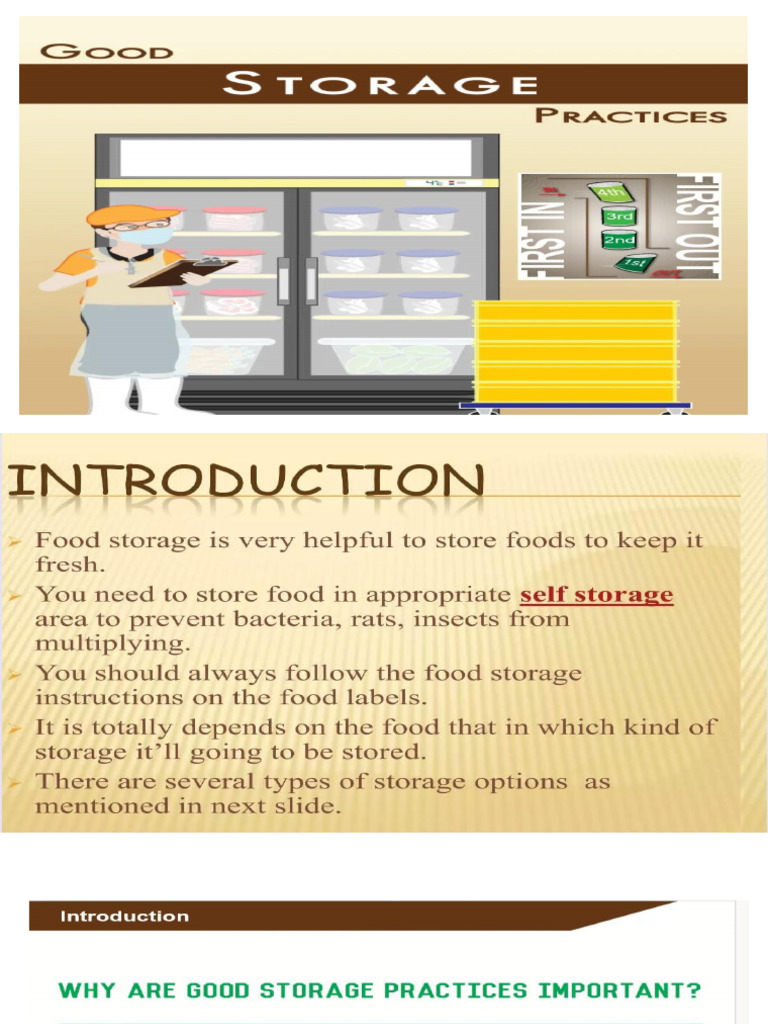 Good Storage Practices | PDF